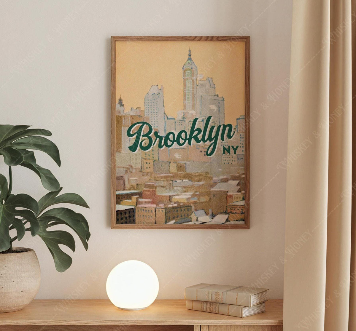 Vintage Brooklyn NY Print