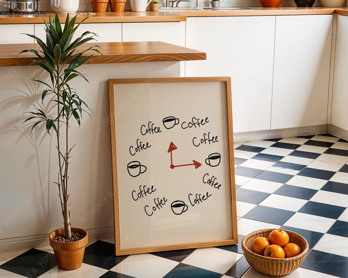 Coffee O'clock Print