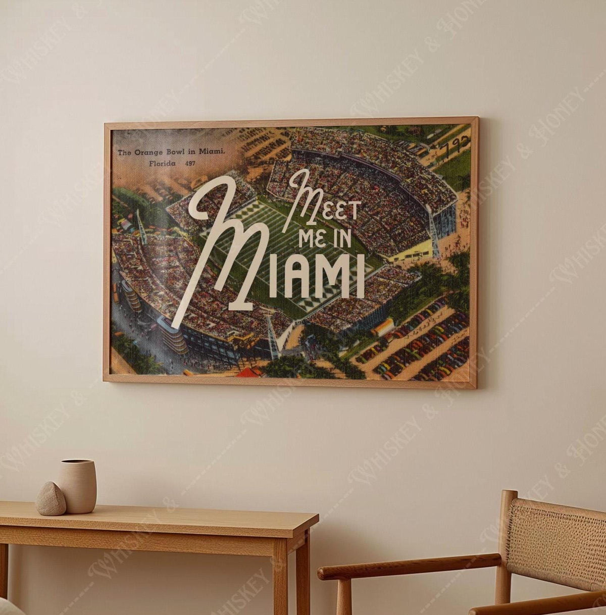 Meet me in Miami Orange Bowl Poster
