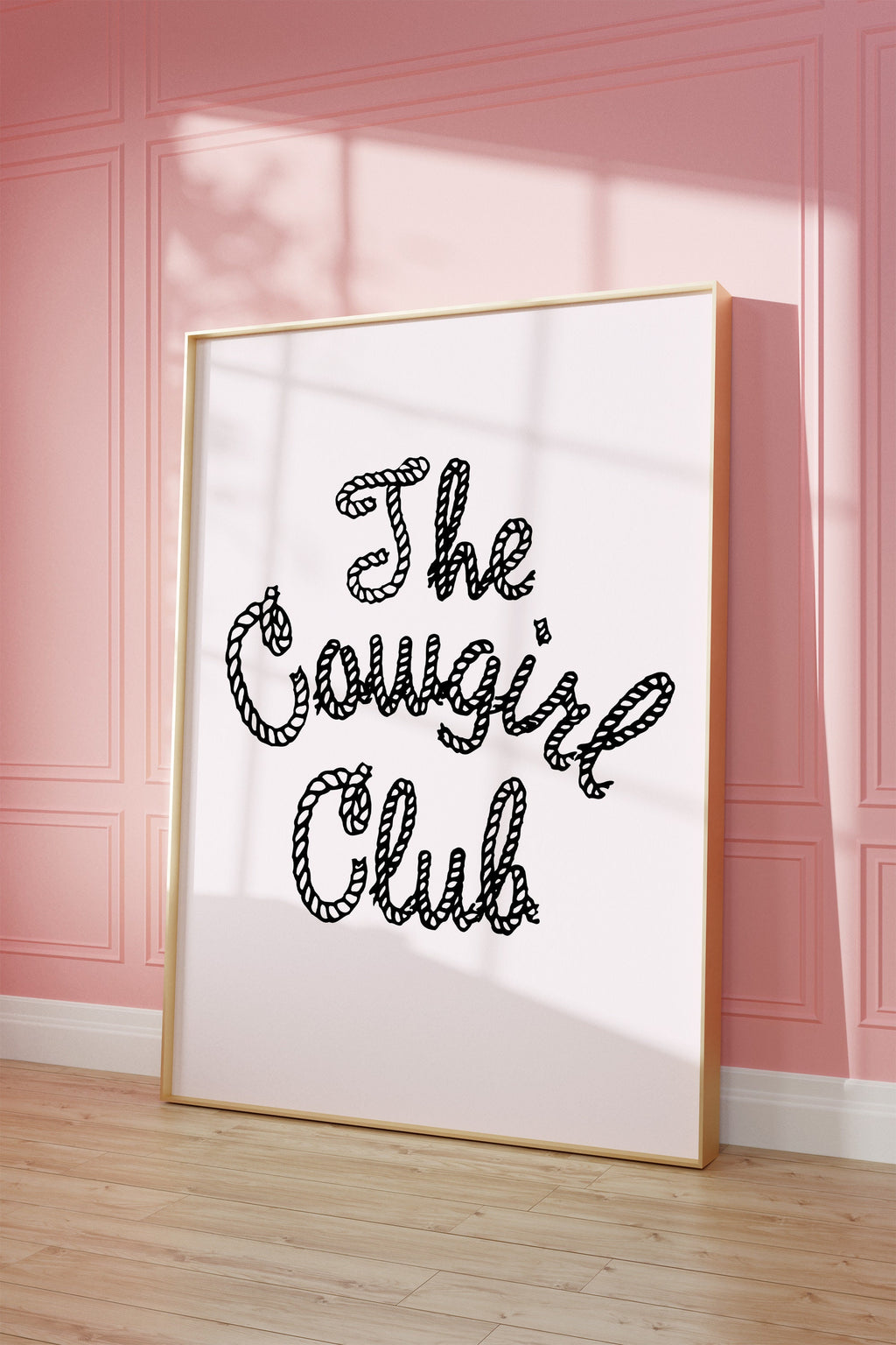 The Cowgirl Club Rope Print