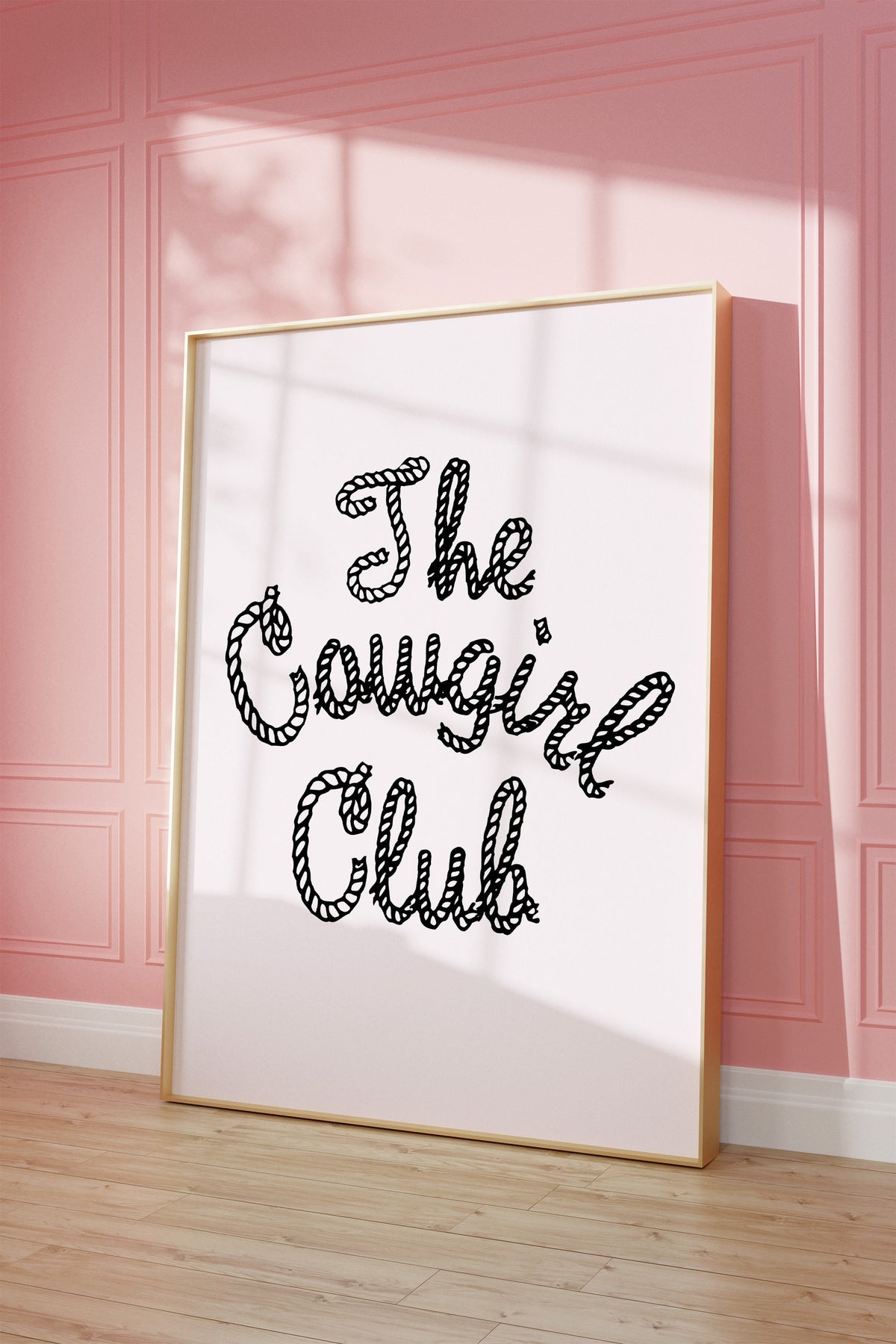 The Cowgirl Club Rope Print