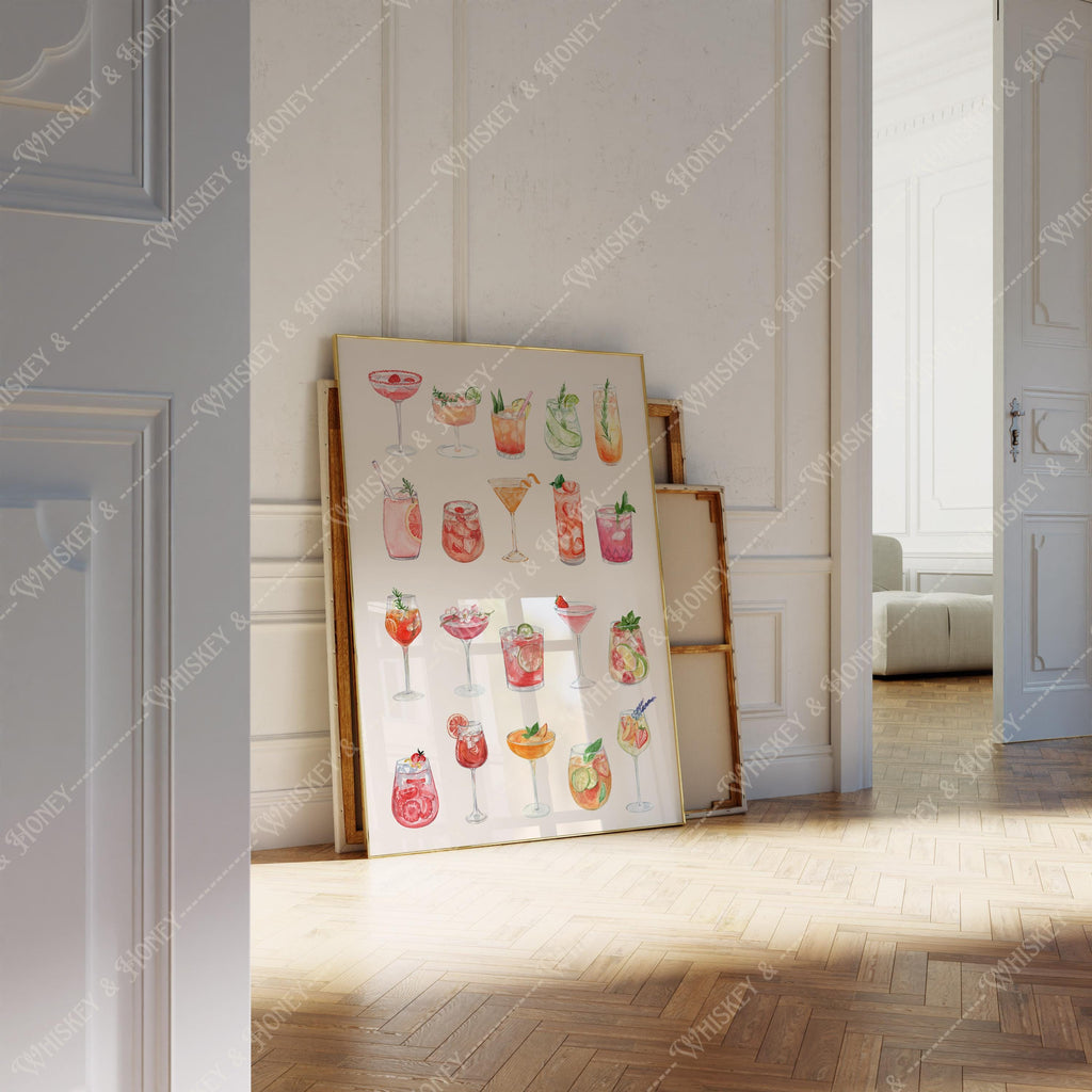 Fruity Cocktails Print