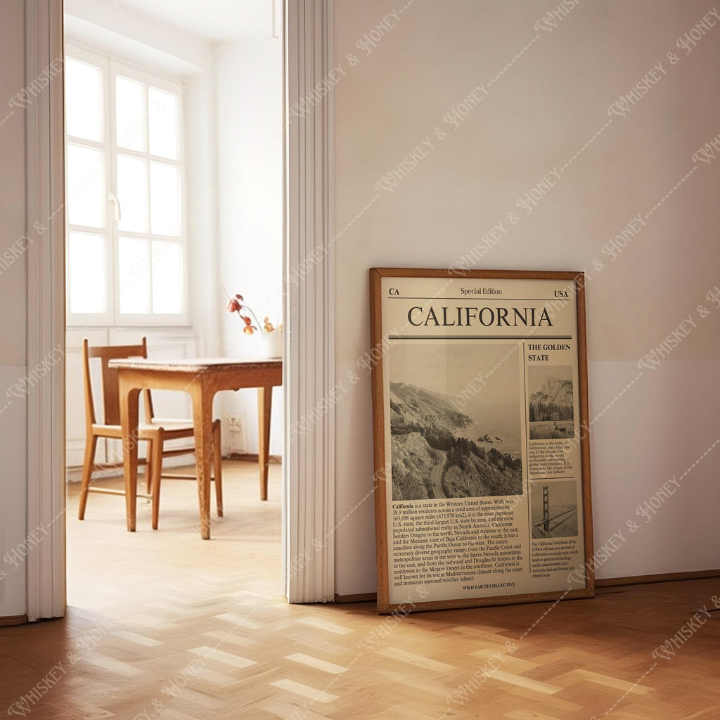 California Newspaper Print