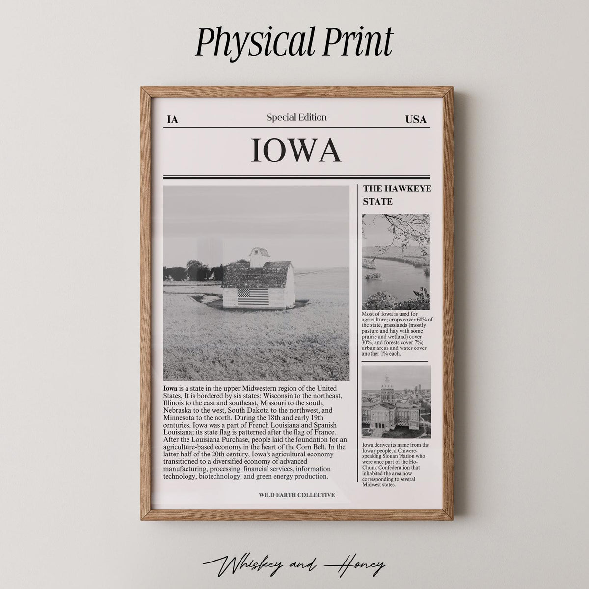 Iowa Newspaper Print
