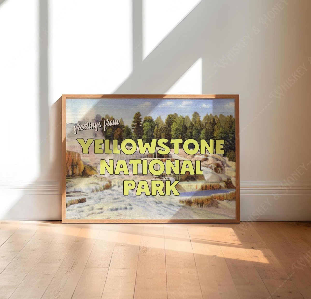 Greetings from Yellowstone National Park Print