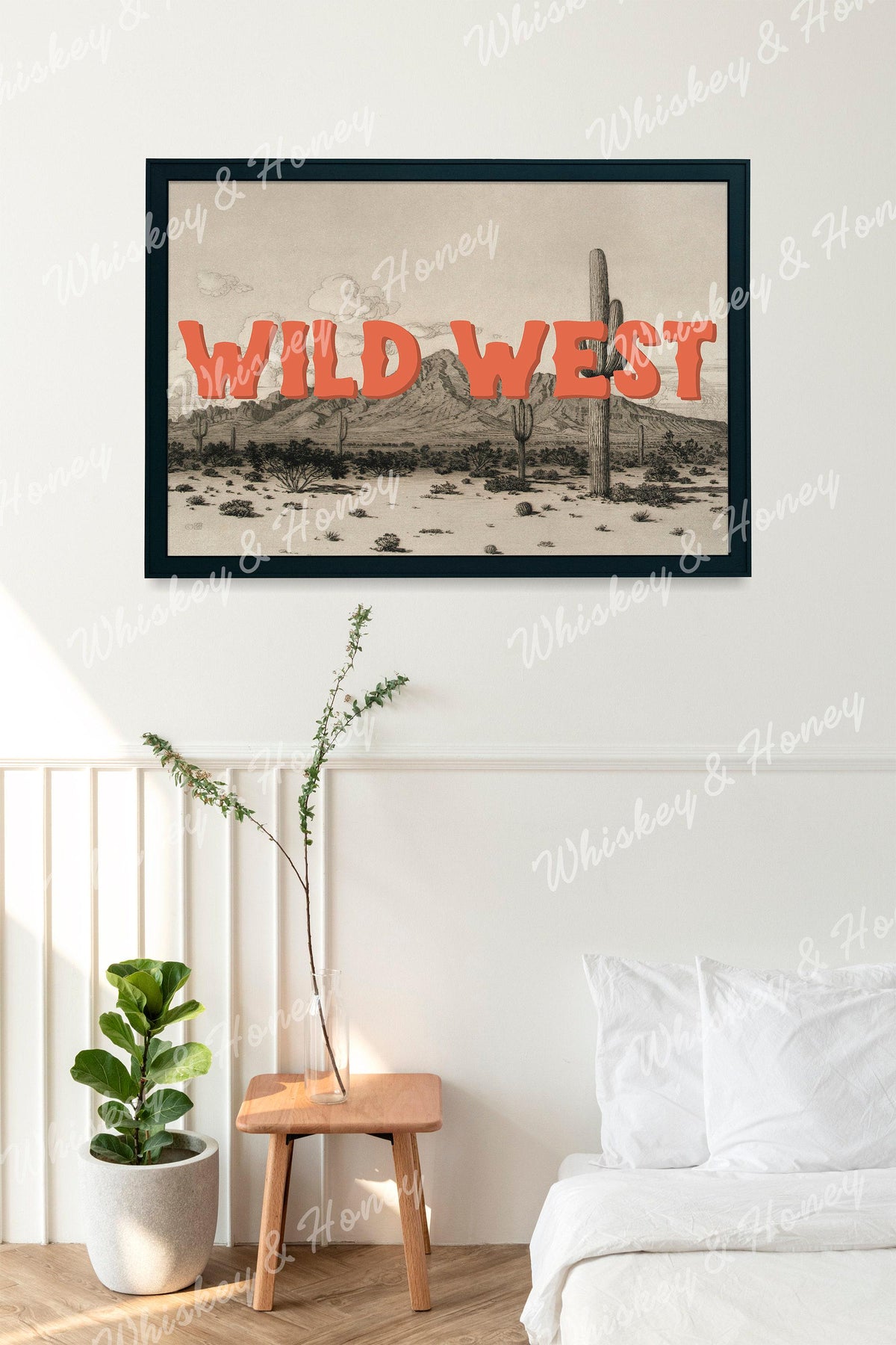 Vintage Wild West Print