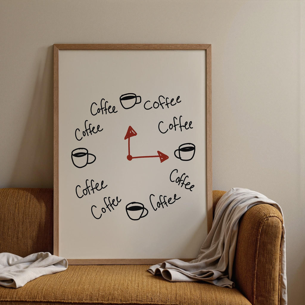 Coffee O'clock Print