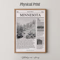Minnesota State Newspaper Print