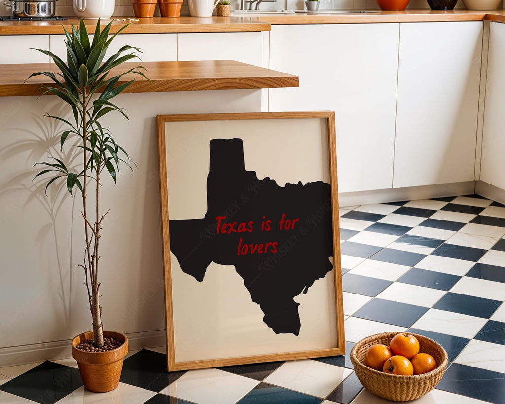 Texas is For Lovers Print