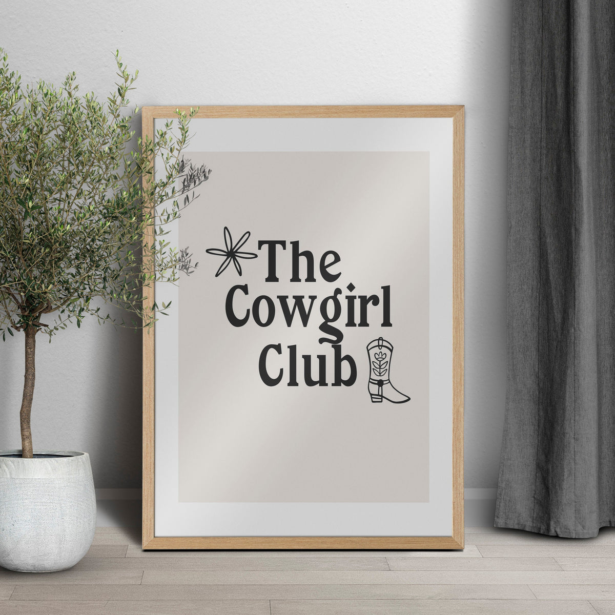 The Cowgirl Club Print