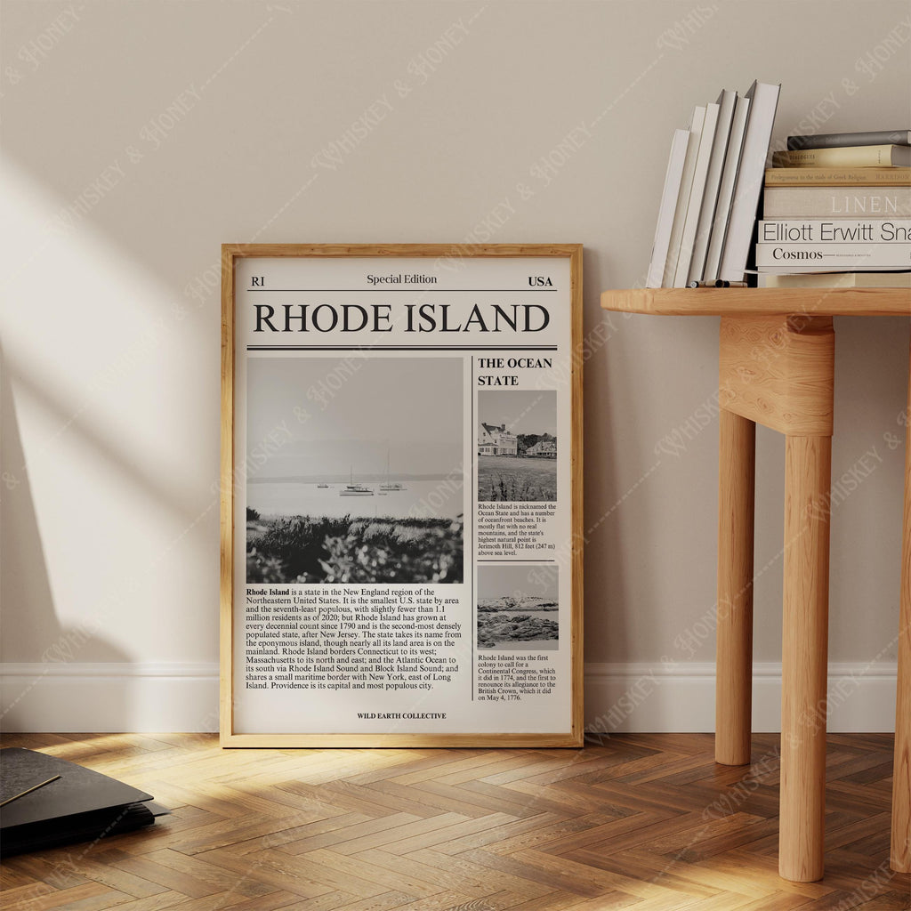 Rhode Island State Newspaper Print