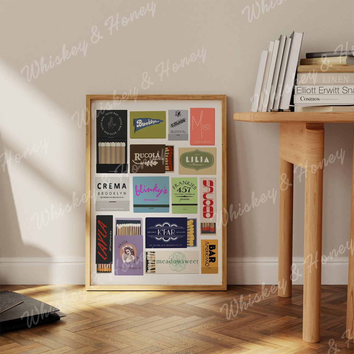 Brooklyn Matchbooks Collage Print
