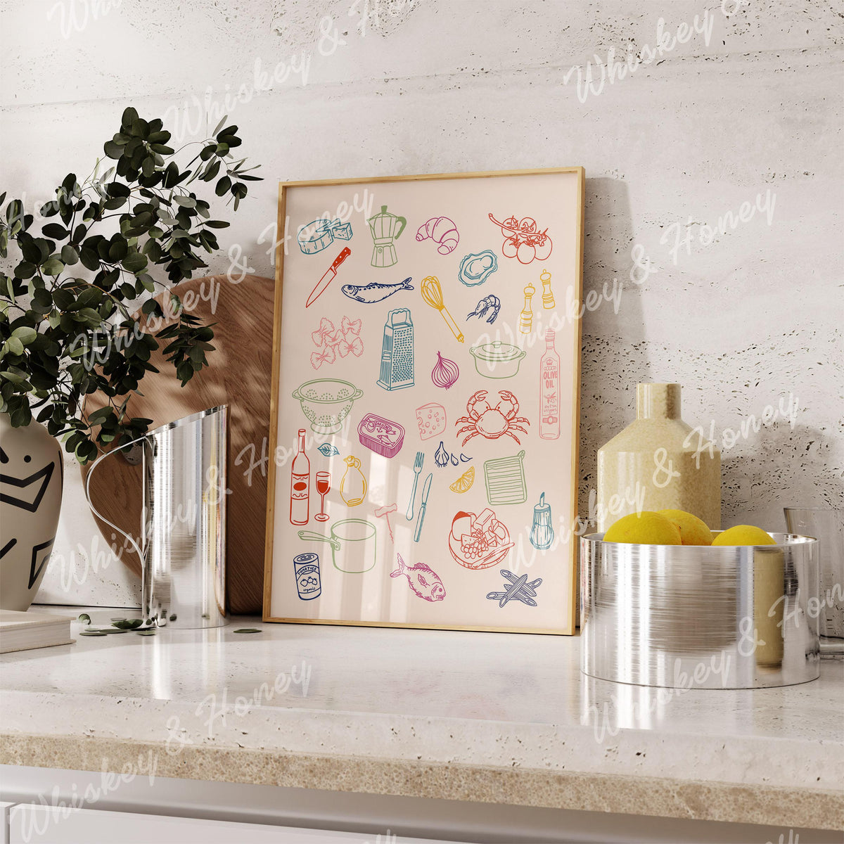 Kitchen Ingredients Print