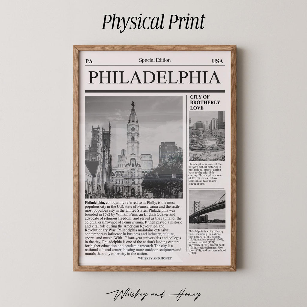 Philadelphia Newspaper Print