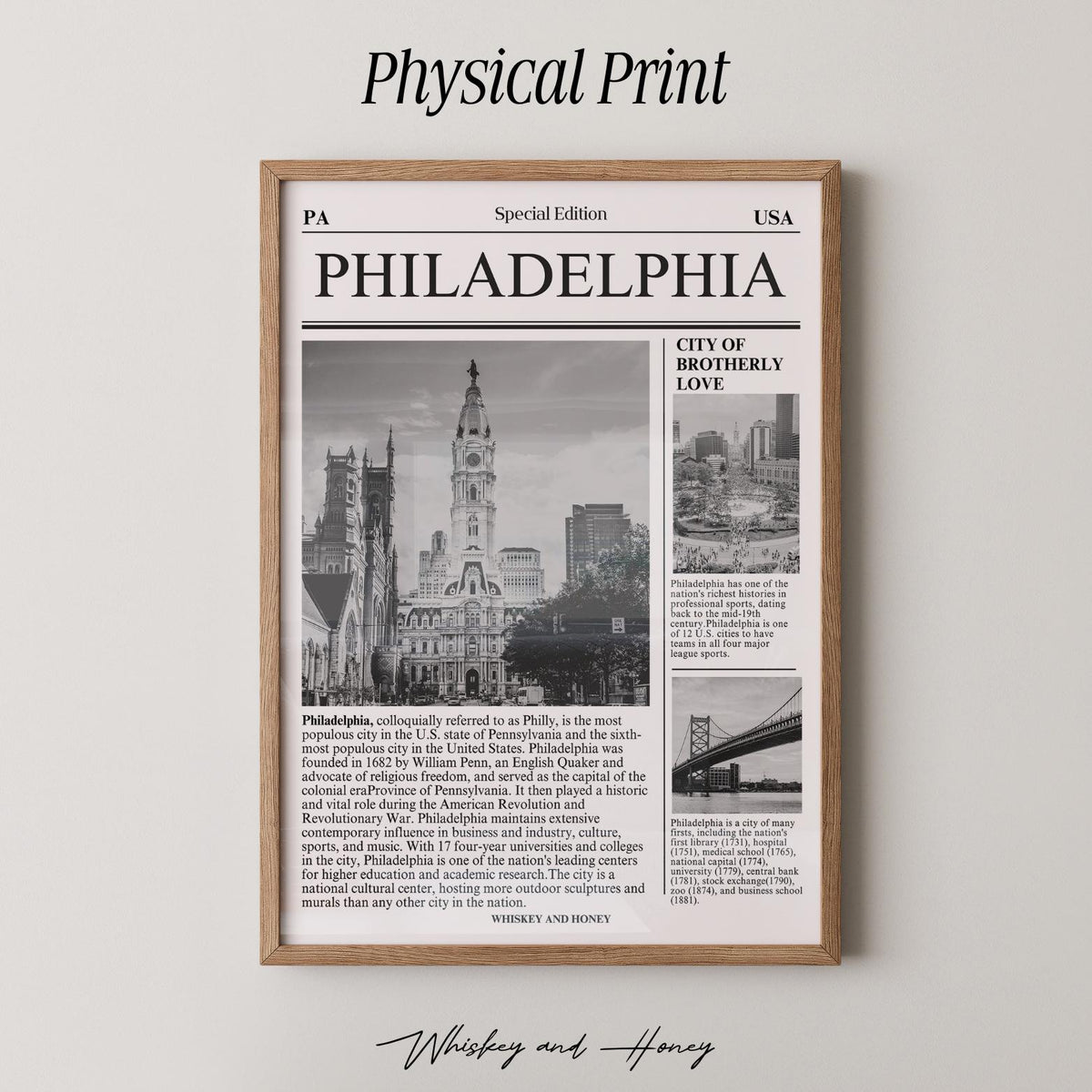 Philadelphia Newspaper Print