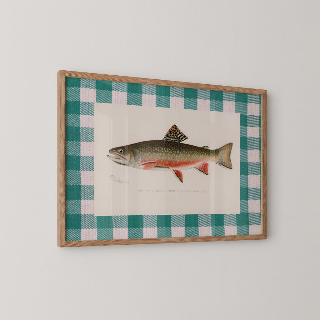 Vintage Trout Print