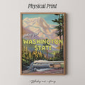Washington State Travel Print