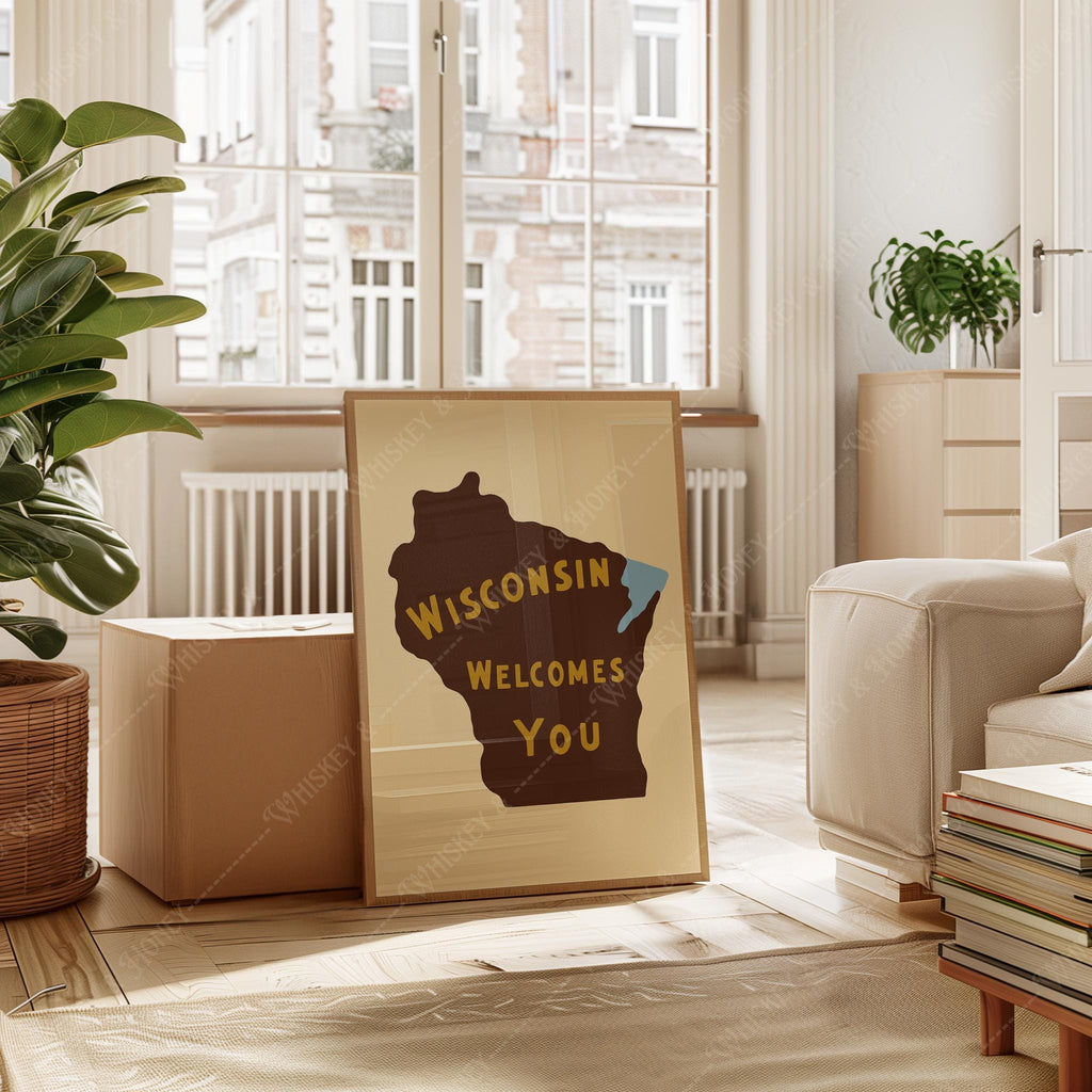 Wisconsin Welcomes You Print