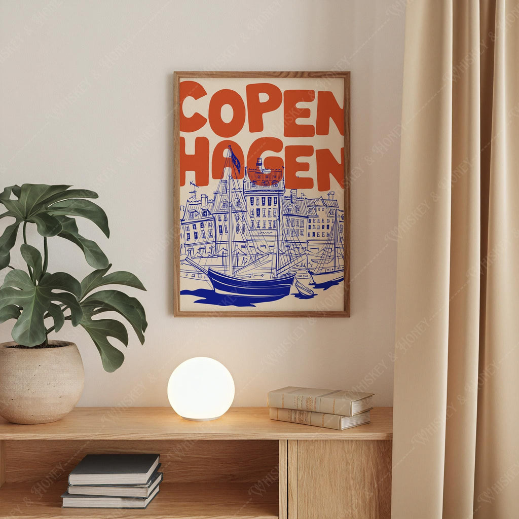 Copenhagen Travel Print