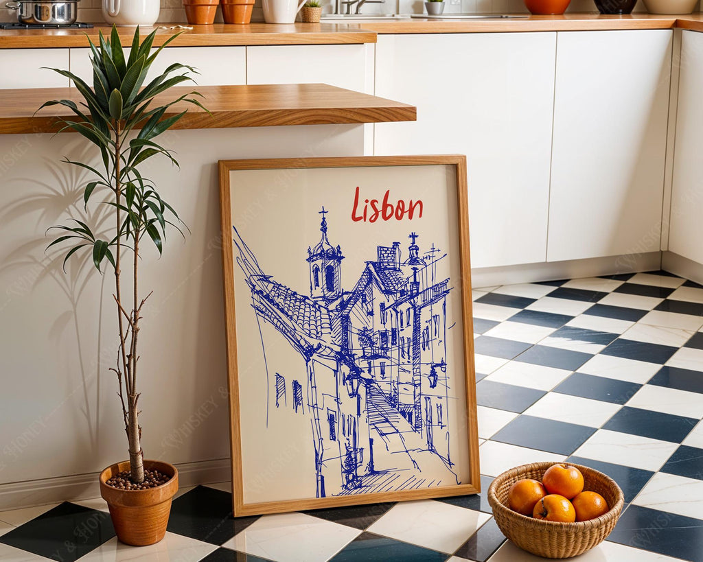 Lisbon Travel Print