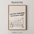 Saturday Night Living Room Print