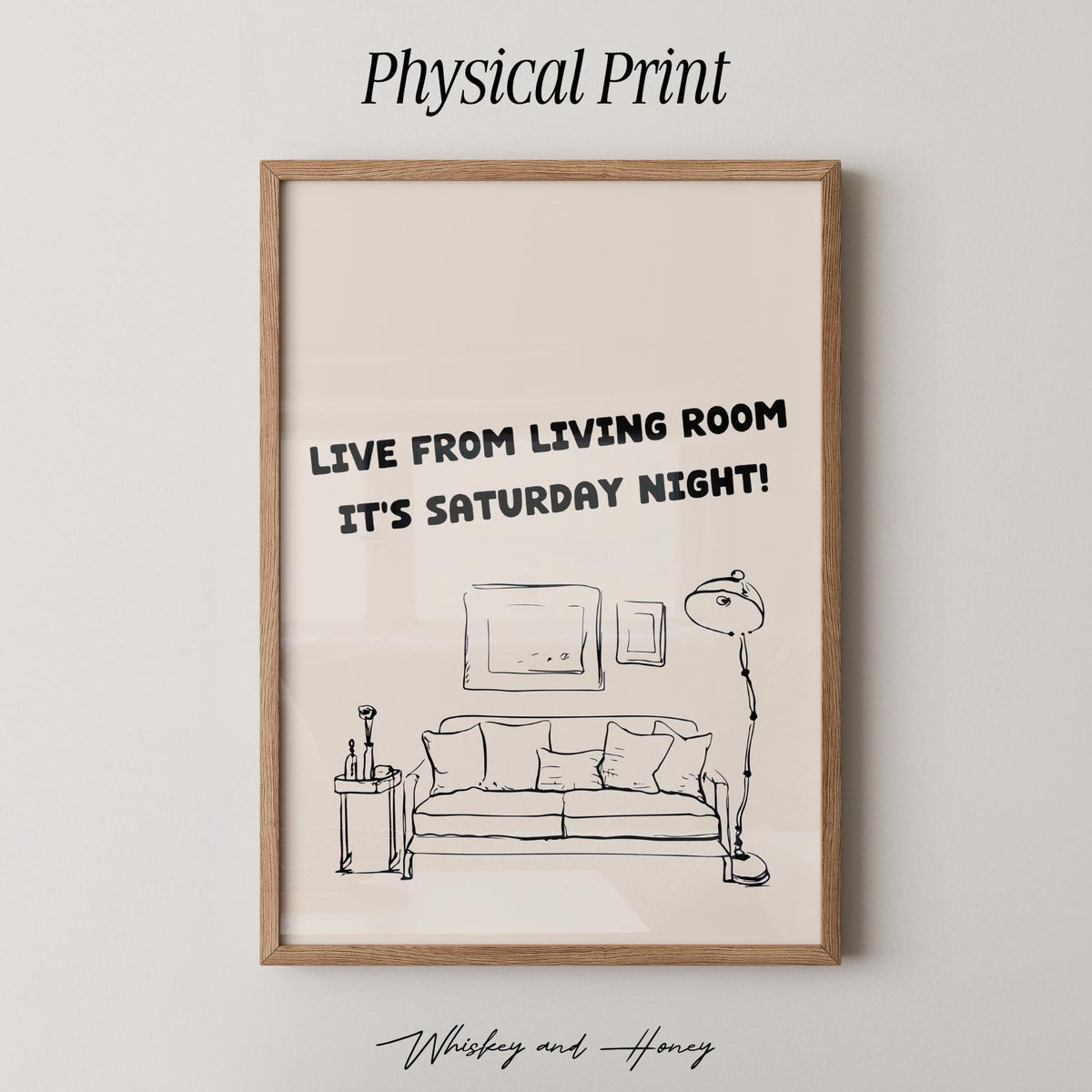 Saturday Night Living Room Print
