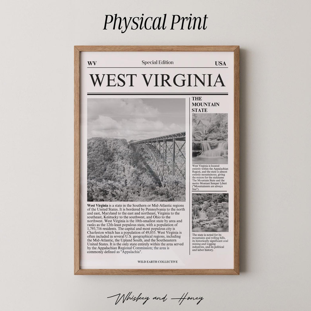 West Virginia Newspaper Print