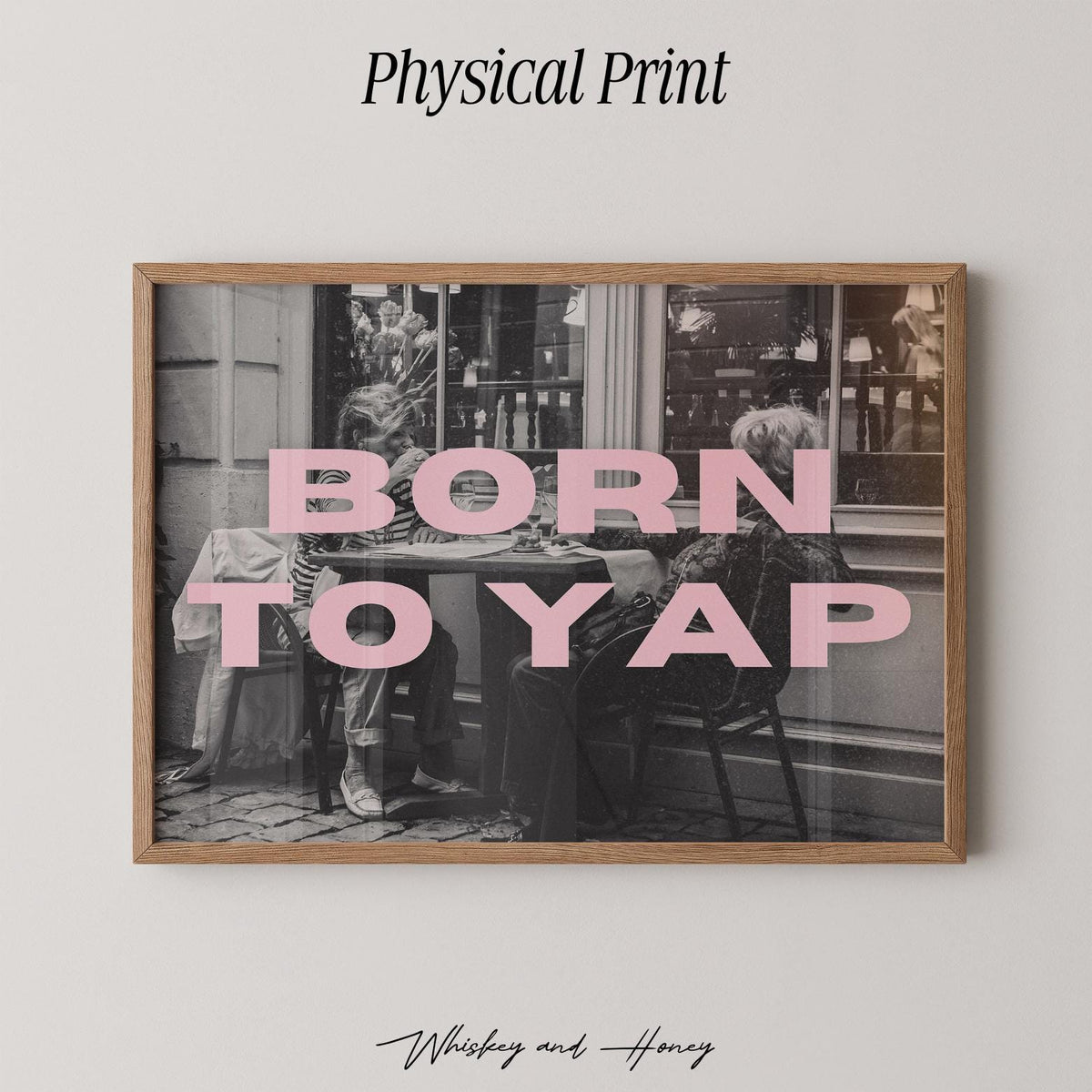 Born To Yap Art Print