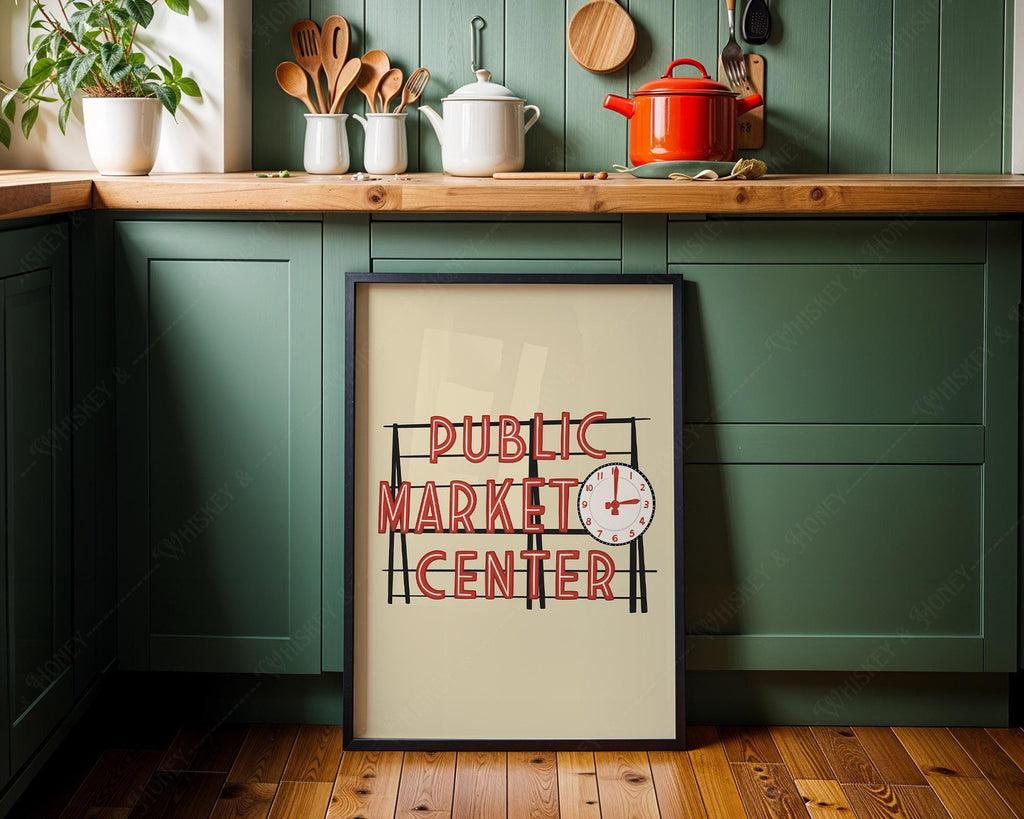 Pike Place Market Art Print