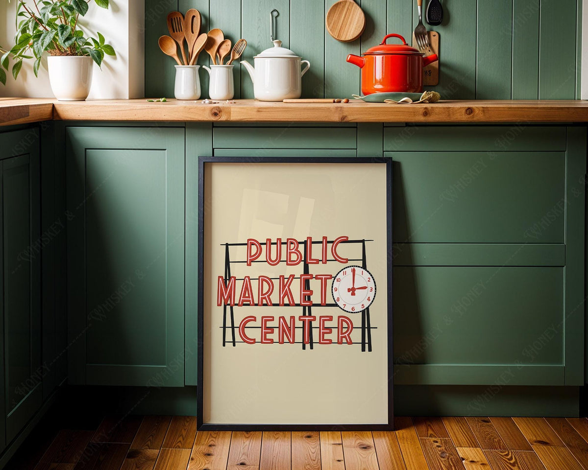 Pike Place Market Art Print