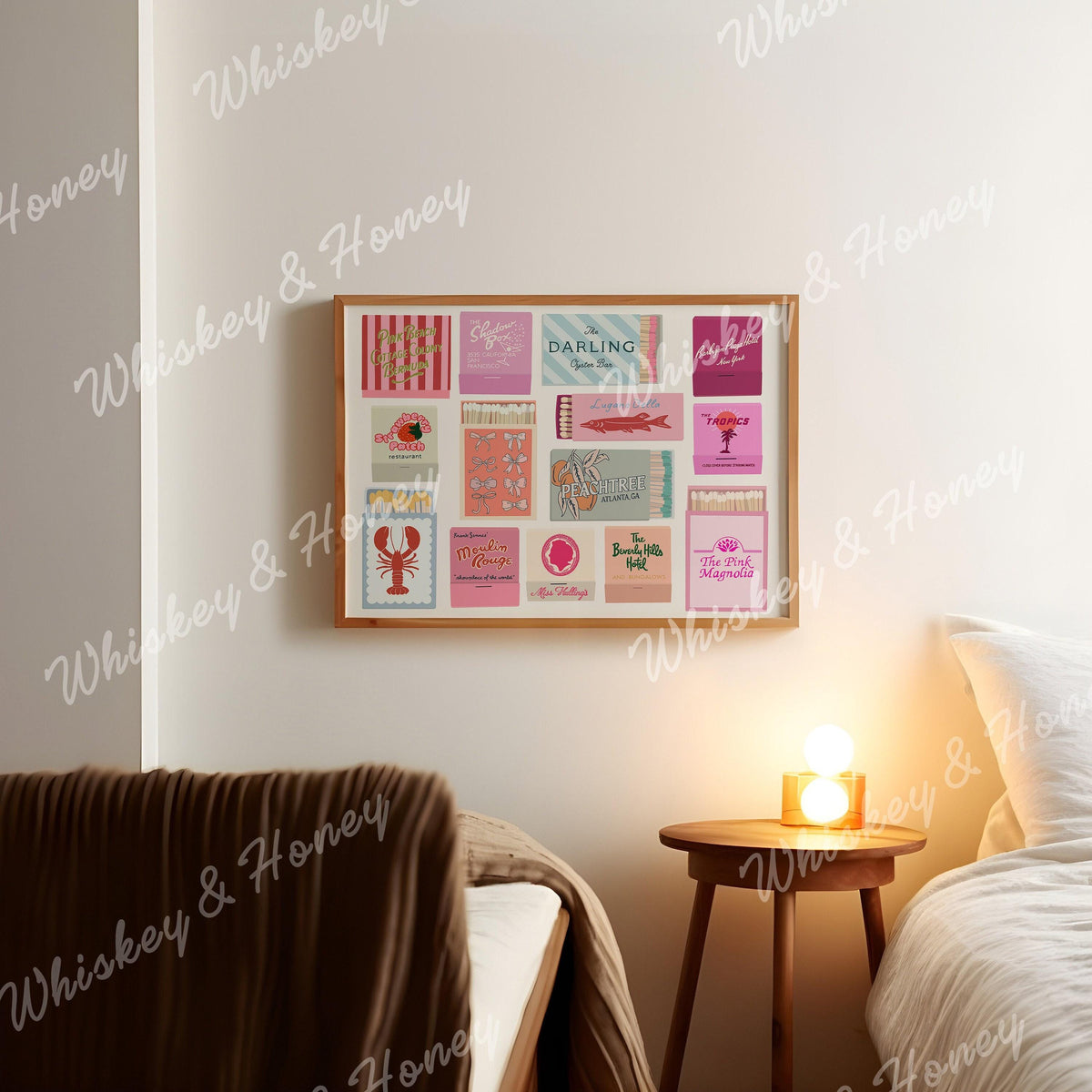 Girly Matchbook Horizontal Print