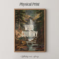 Wild Country Waterfall Print