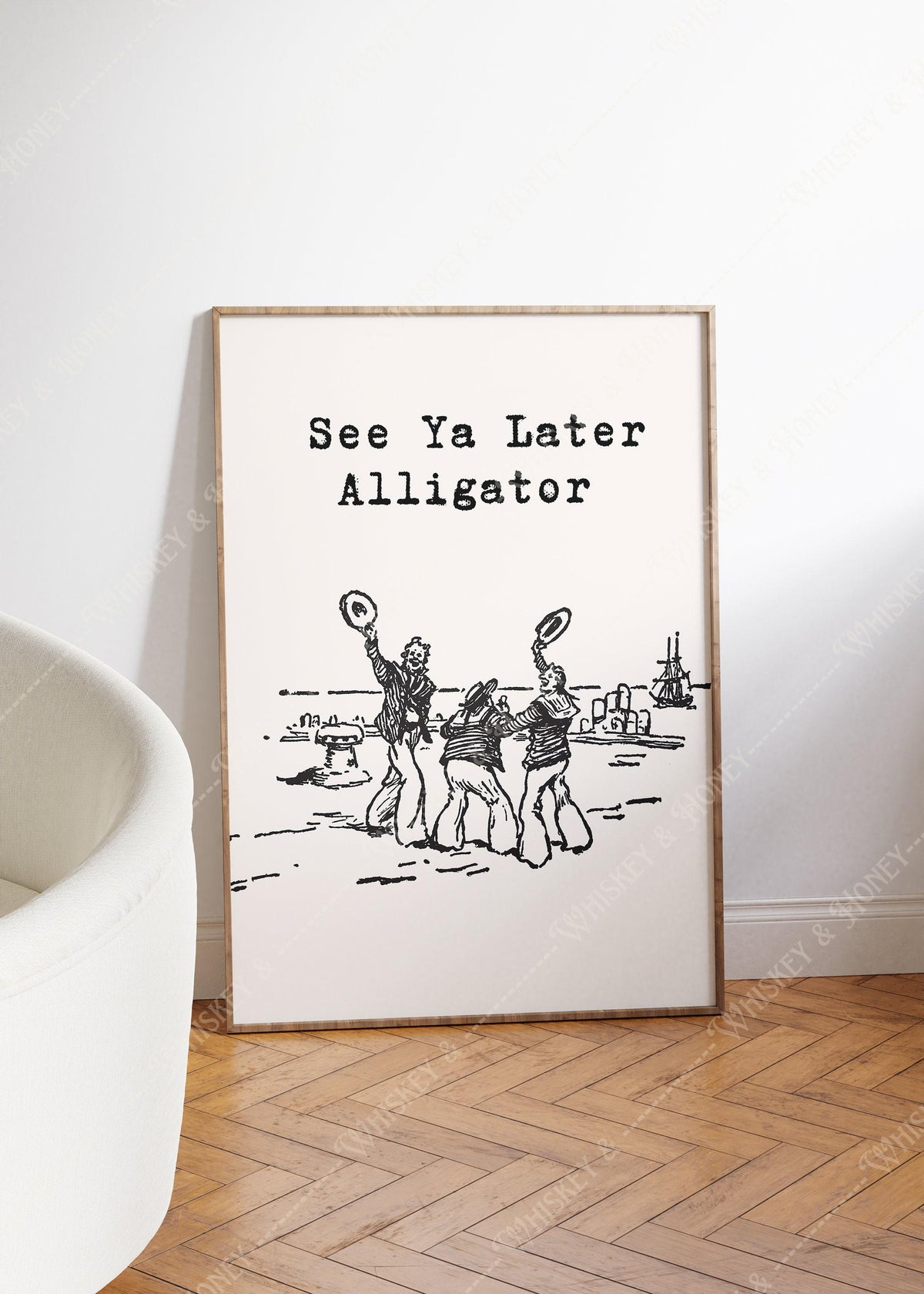 See Ya Later Alligator Print