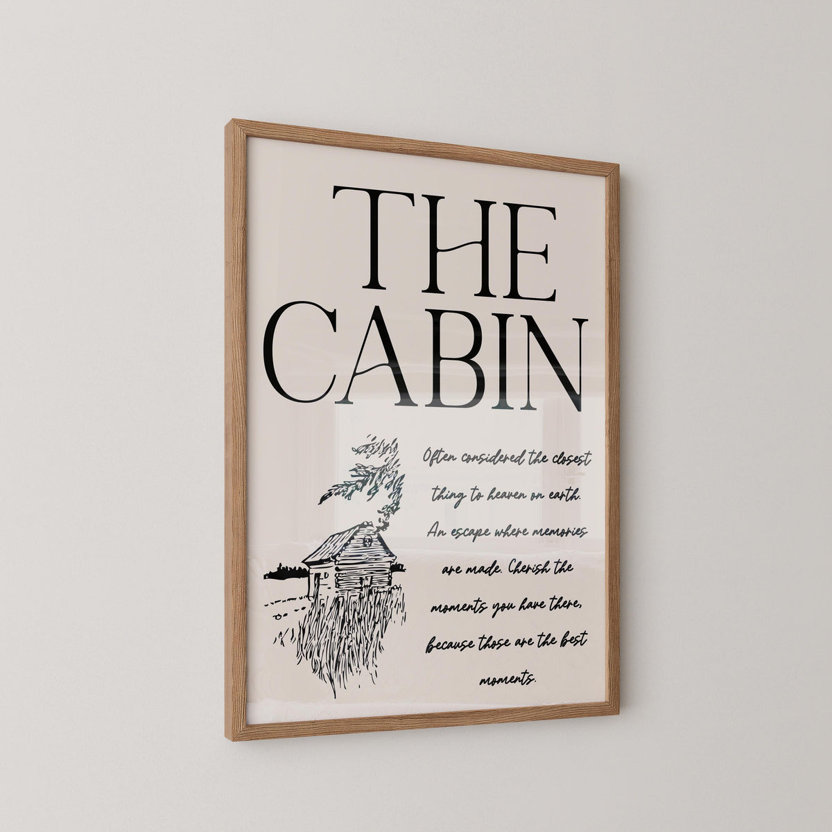 The Cabin Print