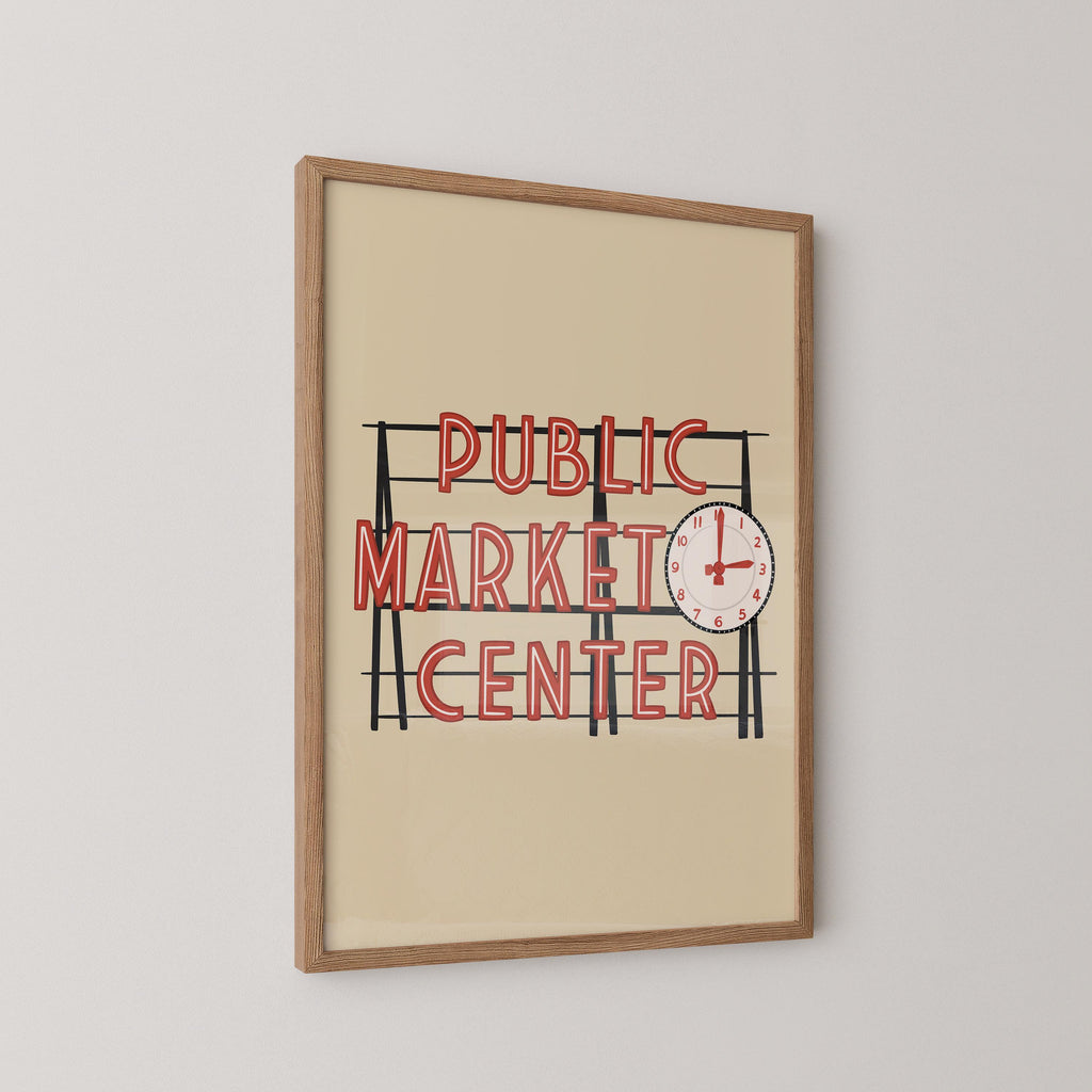 Pike Place Market Art Print