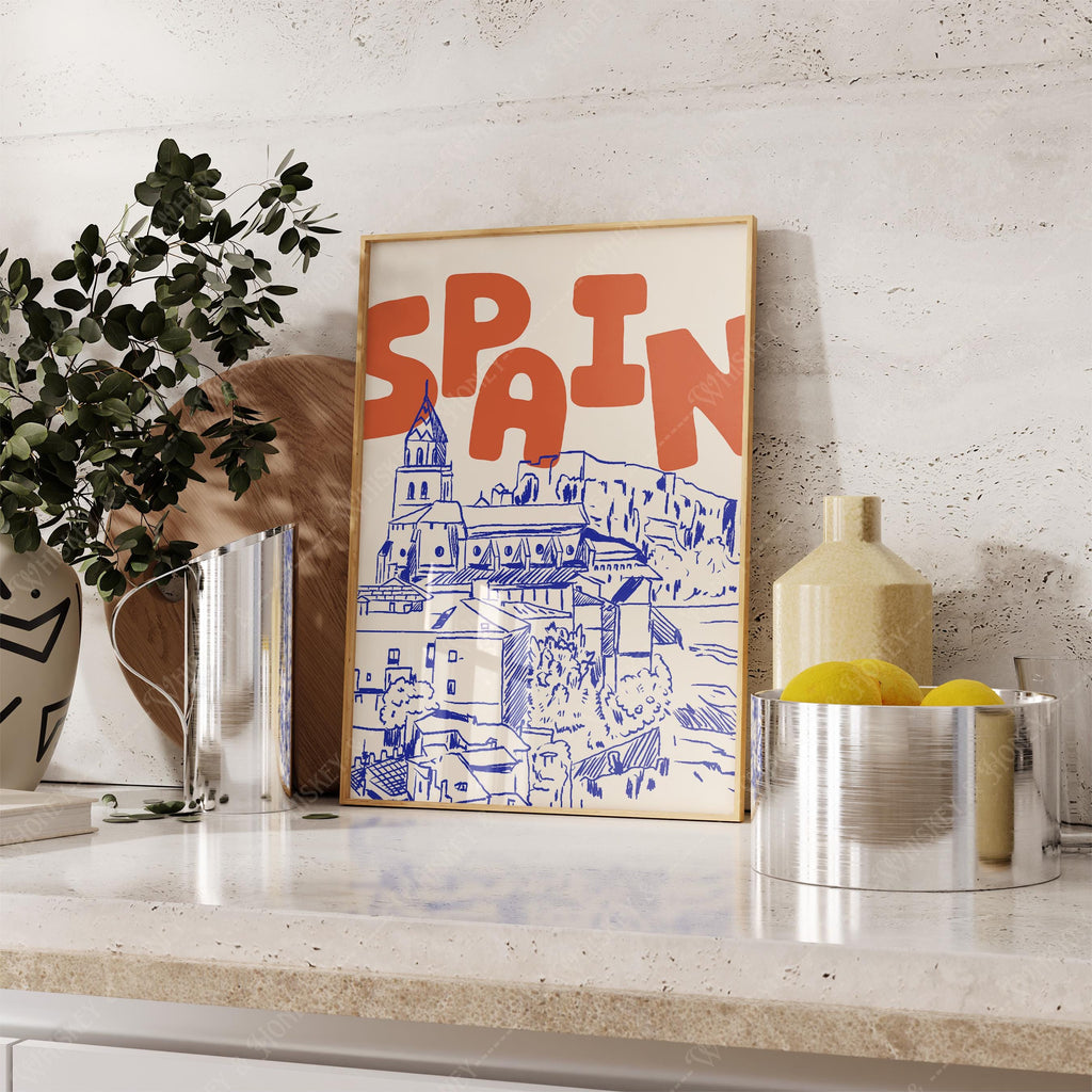 Spain Travel Print
