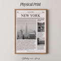 New York State Newspaper Print