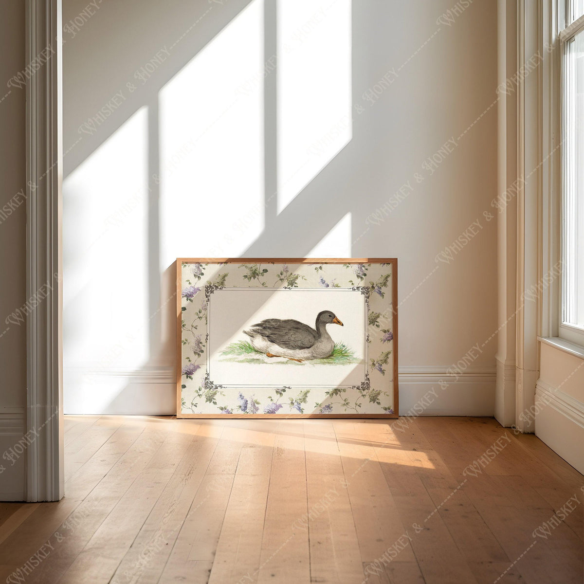 Vintage Goose Print