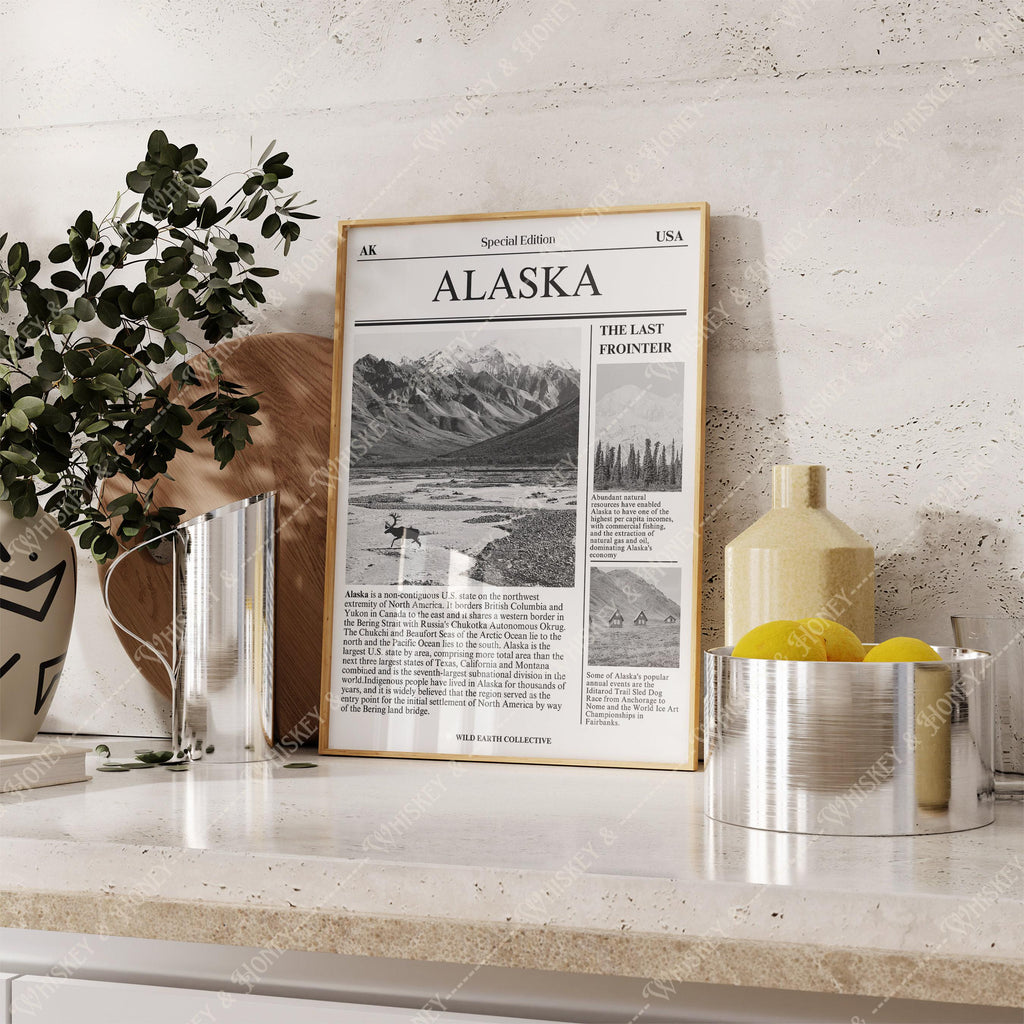 Alaska State Newspaper Print