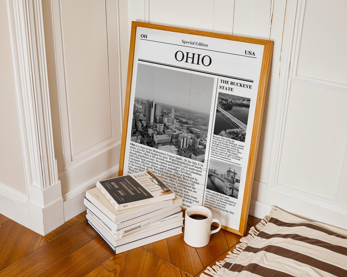 Ohio State Newspaper Print