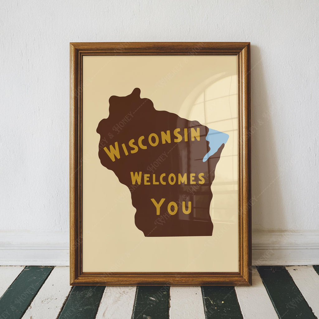 Wisconsin Welcomes You Print