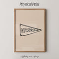 Nashville Pennant Flag Print