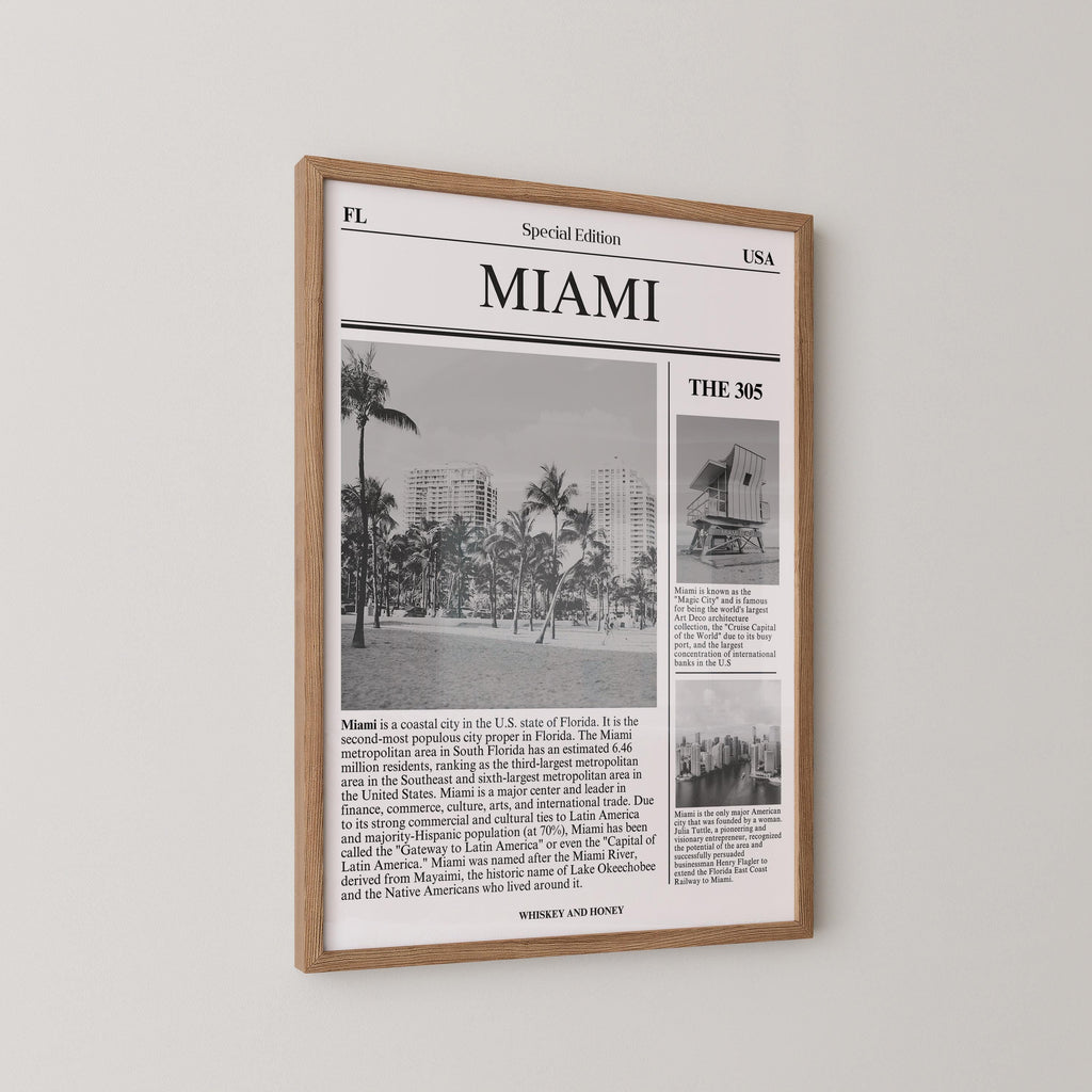 Miami Newspaper Print