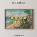 Greetings from Indiana Dunes Postcard Print
