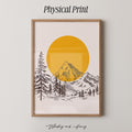 Sunset Mountain Print