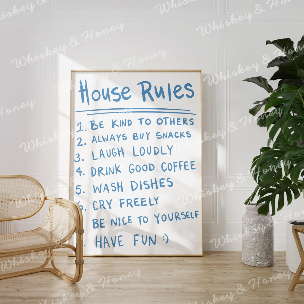 House Rules Print