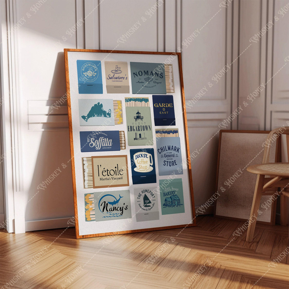 Marthas Vineyard Matchbook Print