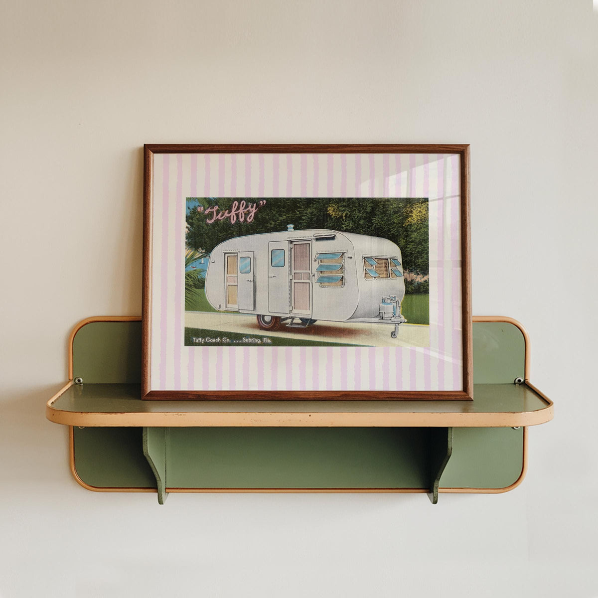 Retro Camper Art Print