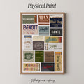 New York Matchbook Print