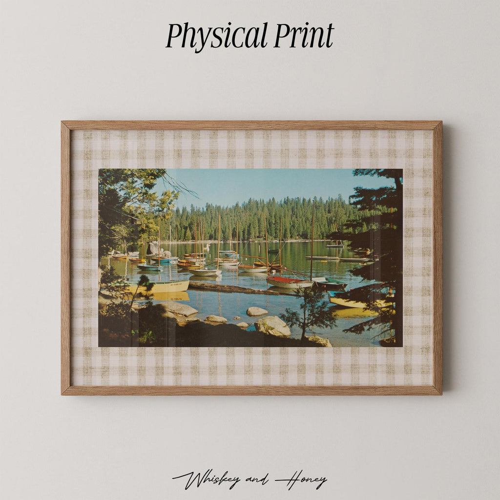 Vintage Sailboat Print